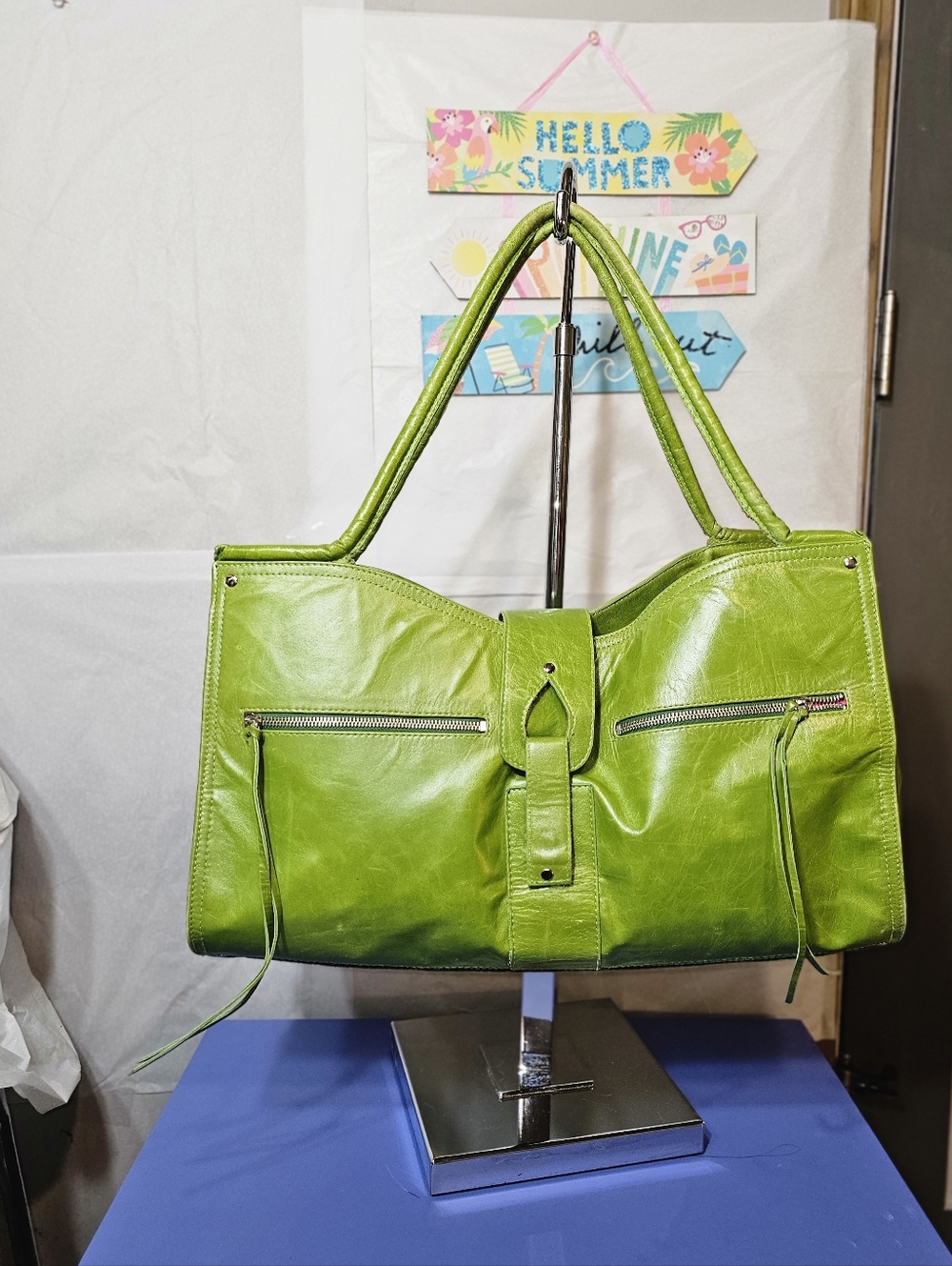 🌼SALE🌼RARE Hand Maid by Michelle Frantz Leather Shoulder Bag